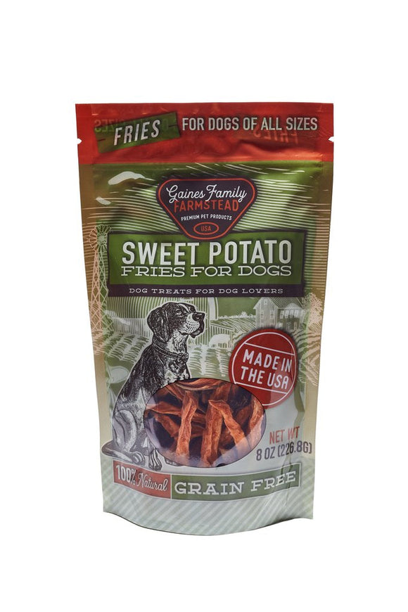 Gaines Family Farmstead Sweet Potato Fries for Dogs (8 oz)