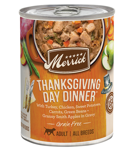 Merrick Grain Free Thanksgiving Day Dinner in Gravy