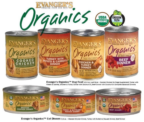 Evangers Organic Chicken & Turkey Dinner Dog Food