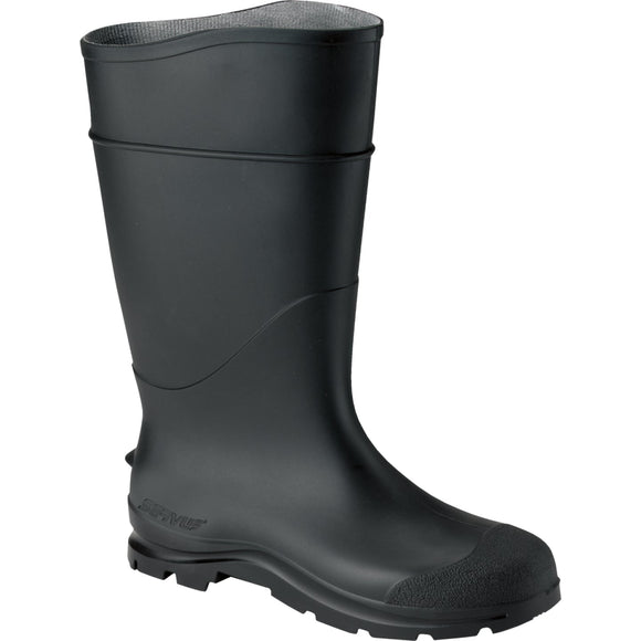 Honeywell Servus Men's Size 13 Black Plain Toe PVC Rubber Boot