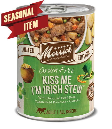 Merrick  Grain Free Kiss Me I'm Irish Stew Seasonal Recipe