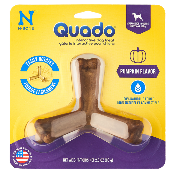 N-Bone® Quado® Interactive Bone Pumpkin Flavor