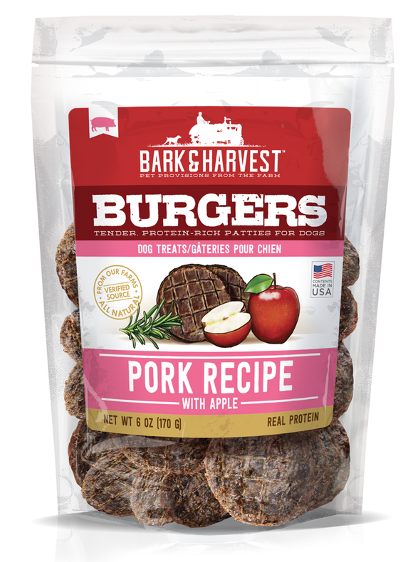 Bark & Harvest Sliders Pork with Apple Recipe Dog Treats