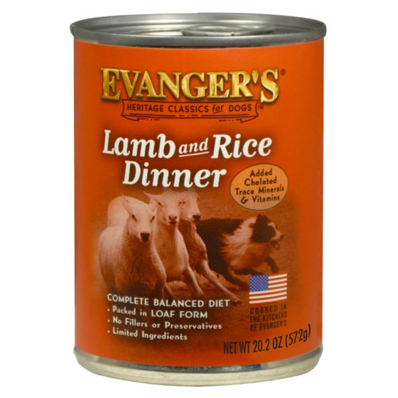 Evanger's Heritage Classic Lamb And Rice JUMBO for Dogs