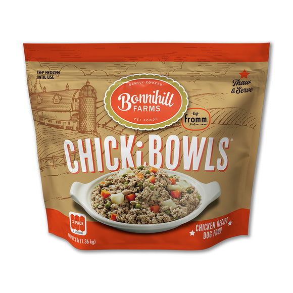 Bonnihill Farms ChickiBowls Chicken Recipe Dog Food