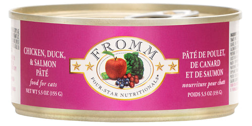 Fromm Four Star Chicken, Duck & Salmon Pate Can