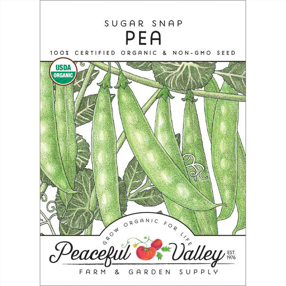 Grow Organic Pea, Sugar Snap