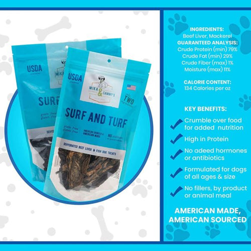 Mika & Sammy's Surf and Turf Dog Treats