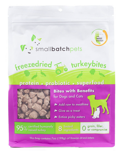 Smallbatch Freeze Dried Turkeybites (7 Oz)