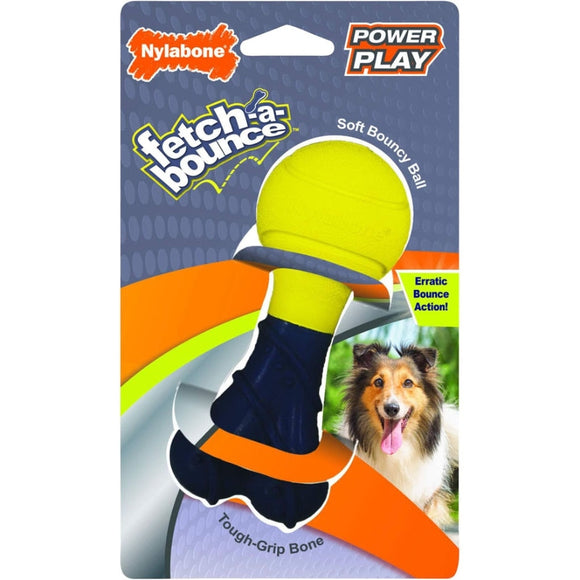 POWER PLAY FETCH-A-BOUNCE (5 IN, BLUE)