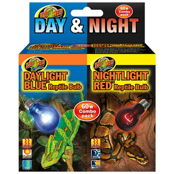 Zoo Med Day & Night Reptile Bulb Combo Pack