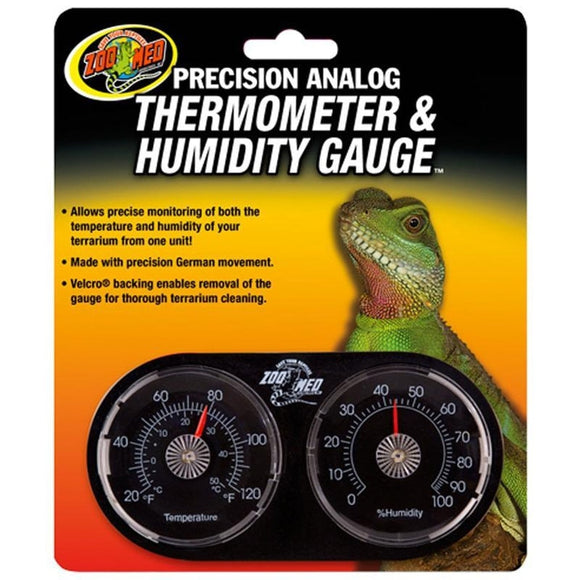 PRECISION ANALOG THERMOMETER/HUMIDITY GAUGE