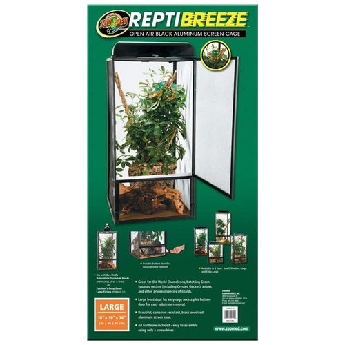 REPTIBREEZE OPEN AIR ALUMINUM SCREEN CAGE