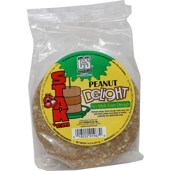C&S Stak'Em Peanut Delight No Melt Suet Dough (14.5 oz)