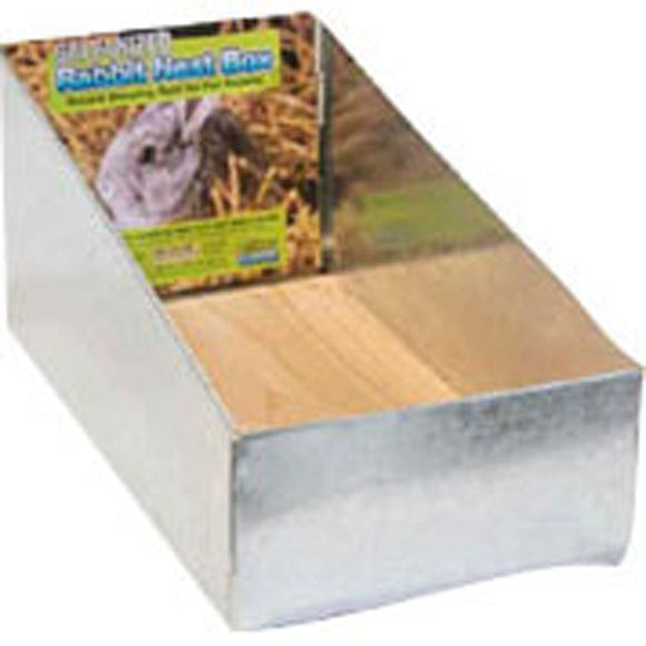 CRITTERWARE GALVANIZED NEST BOX W/FLOOR