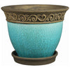 CLAYWORKS CADIZ PLANTER (6 INCH, TEAL)