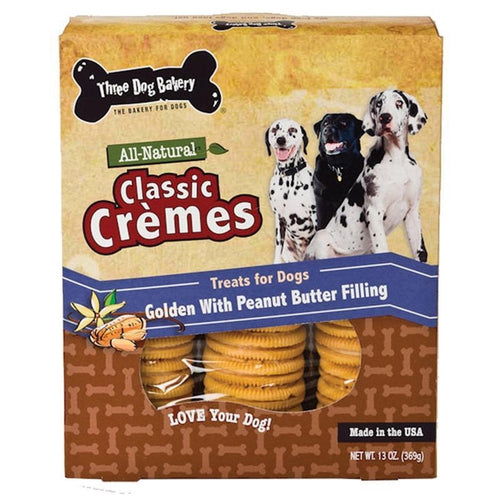 Three Dog Bakery Classic Cremes Golden Cookies