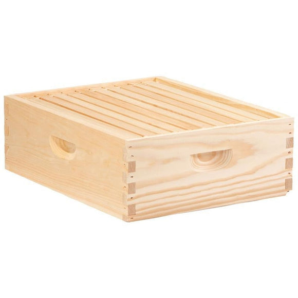 LITTLE GIANT 10-FRAME MEDIUM SUPER WITH FRAMES (10 FRAME - MD, NATURAL PINE)