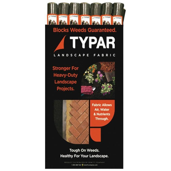 TYPAR PREMIUM LANDSCAPE FABRIC (3X50 FOOT, BLACK)