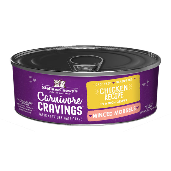 Stella & Chewy's Carnivore Cravings - Minced Morsels Chicken Recipe for Cats
